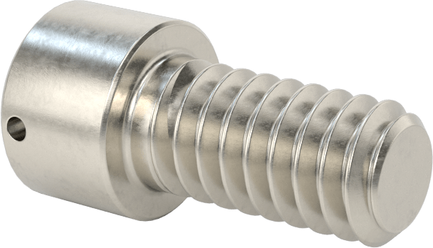 Paslanmaz Çelik Tel Kilitlenebilir Soket Başlı Vidalar, 1/4"-20 Diş Boyutu, 1/2" Uzunluk