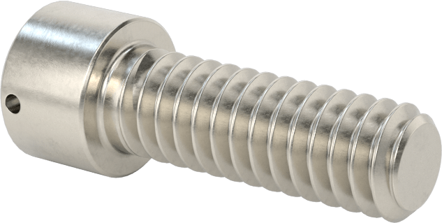 Paslanmaz Çelik Tel Kilitlenebilir Soket Başlı Vidalar, 1/4"-20 Diş Boyutu, 3/4" Uzunluk