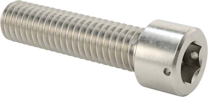 Paslanmaz Çelik Tel Kilitlenebilir Soket Başlı Vidalar, 3/8"-16 Diş Boyutu, 1-1/2" Uzunluk