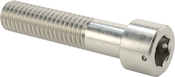Paslanmaz Çelik Tel Kilitlenebilir Soket Başlı Vidalar, 3/8"-16 Diş Boyutu, 1-3/4" Uzunluk