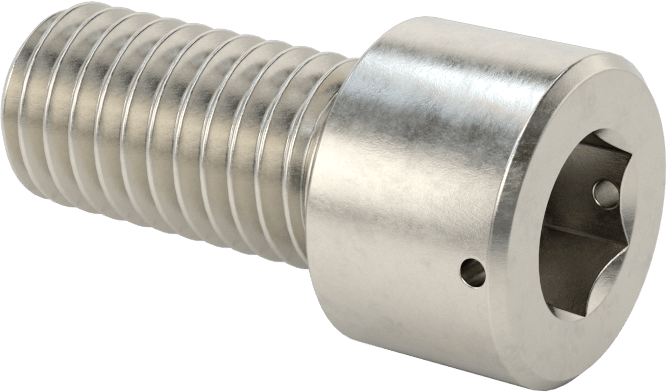 Paslanmaz Çelik Tel Kilitlenebilir Soket Başlı Vidalar, 1/2"-13 Diş Boyutu, 1" Uzunluk