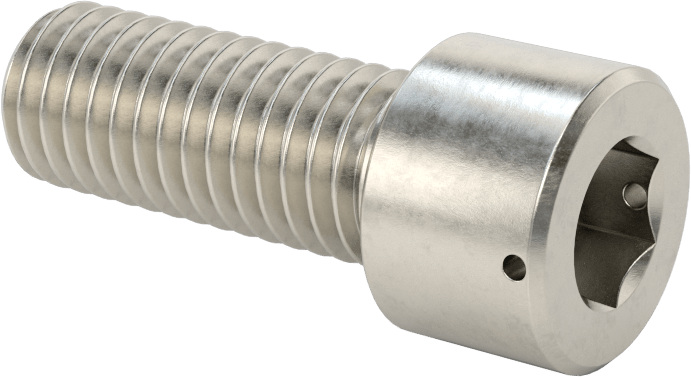 Paslanmaz Çelik Tel Kilitlenebilir Soket Başlı Vidalar, 1/2"-13 Diş Boyutu, 1-1/4" Uzunluk