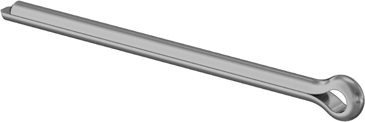 Karbon Çelik Mil. Spesifikasyonlu Çatal Pim, 3/32" Çap, 1-1/2" Uzunluk