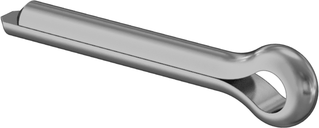 Karbon Çelik Mil. Spesifikasyonlu Çatal Pim, 1/8" Çap, 3/4" Uzunluk
