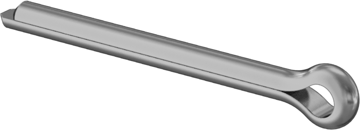 Karbon Çelik Mil. Spesifikasyonlu Çatal Pim, 1/8" Çap, 1-1/4" Uzunluk
