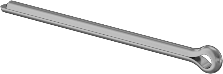 Karbon Çelik Mil. Spesifikasyonlu Çatal Pim, 1/8" Çap, 2" Uzunluk