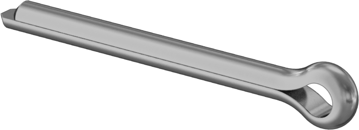 Karbon Çelik Mil. Spesifikasyonlu Çatal Pim, 5/32" Çap, 1-1/2" Uzunluk
