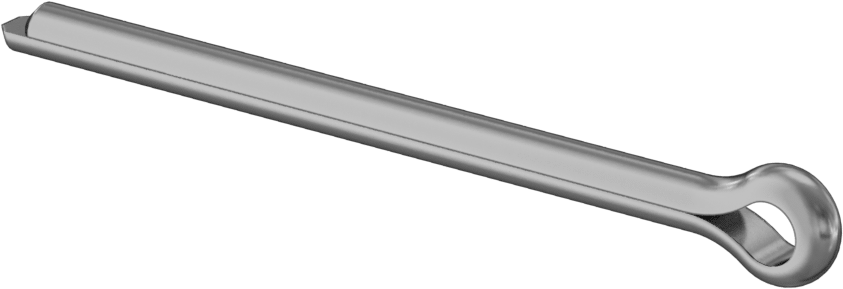 Karbon Çelik Mil. Spesifikasyonlu Çatal Pim, 3/16" Çap, 2-1/2" Uzunluk