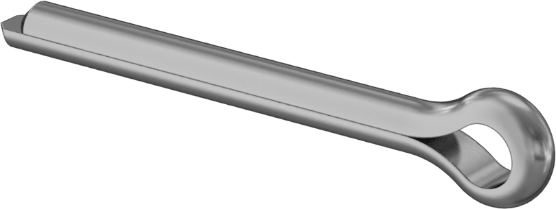 Karbon Çelik Mil. Spesifikasyonlu Çatal Pim, 1/4" Çap, 2" Uzunluk