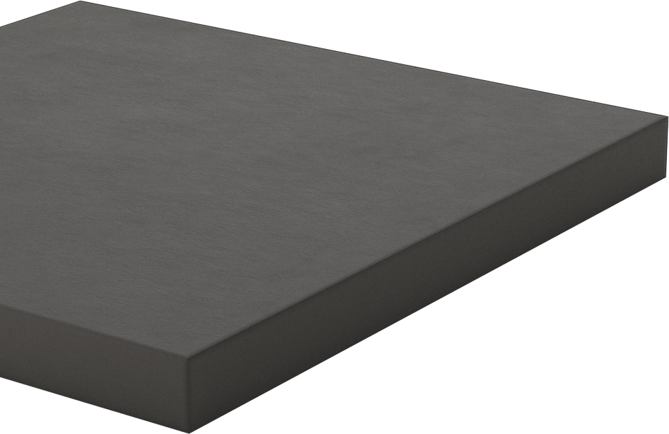 Ultra İnce Taneli İletken Grafit Levha, 6" x 6", 1/2" Kalınlık