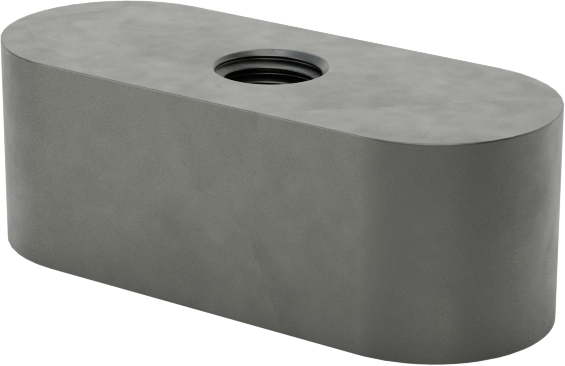 Dişli Yuvarlak Makine Anahtarı, 1018-1045 Karbon Çelik, 7 mm x 8 mm, 20 mm Uzunluk