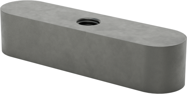 Dişli Yuvarlak Makine Anahtarı, 1018-1045 Karbon Çelik, 7 mm x 8 mm, 32 mm Uzunluk