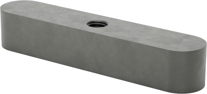 Dişli Yuvarlak Makine Anahtarı, 1018-1045 Karbon Çelik, 7 mm x 8 mm, 40 mm Uzunluk