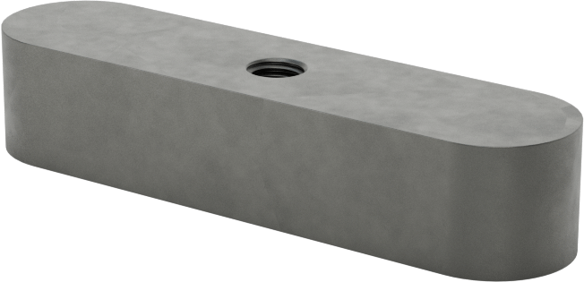 Dişli Yuvarlak Makine Anahtarı, 1018-1045 Karbon Çelik, 8 mm x 10 mm, 40 mm Uzunluk
