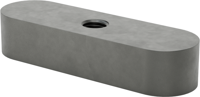 Dişli Yuvarlak Makine Anahtarı, 1018-1045 Karbon Çelik, 8 mm x 12 mm, 40 mm Uzunluk