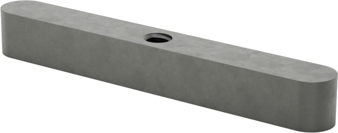 Dişli Yuvarlak Makine Anahtarı, 1018-1045 Karbon Çelik, 3/16" x 3/16", 1-1/2" Uzunluk