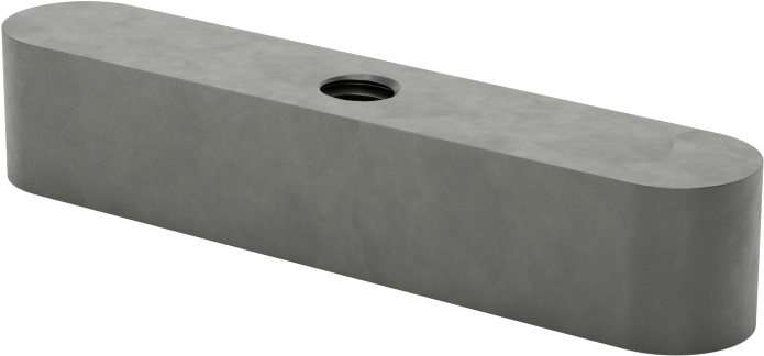 Dişli Yuvarlak Makine Anahtarı, 1018-1045 Karbon Çelik, 3/8" x 3/8", 2" Uzunluk