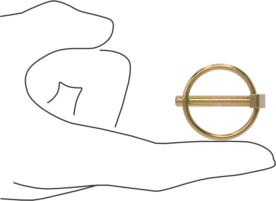 Linch Pin, 3/16" Diameter, 1-1/4" Long