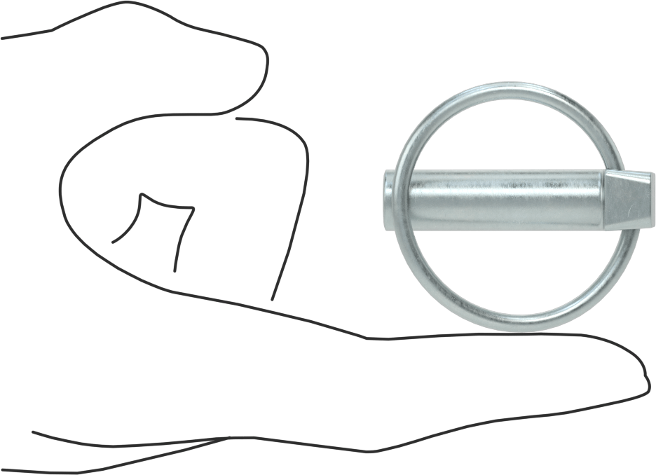 Linch Pin, 7/16" Diameter, 1-9/16" Long