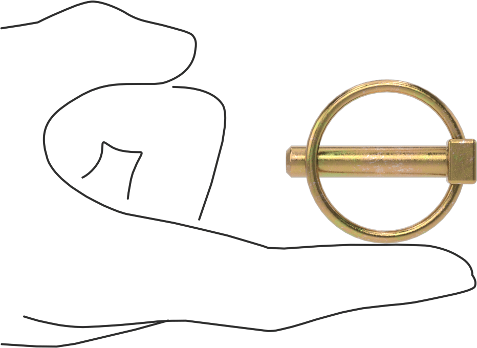Linch Pin, 5/16" Diameter, 1-9/16" Long
