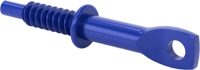 Delik Açma Vidalı Askılar, Korozyona Dayanıklı Kaplamalı, 3/8" Baş Genişliği, 1/4" Boyut, 2-1/4" Uzunluk