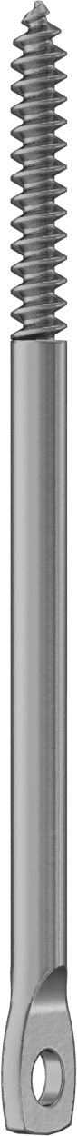 Ahşap Vidalı Askı, 1/4" Vida Boyutu, 5 inç Uzunluk