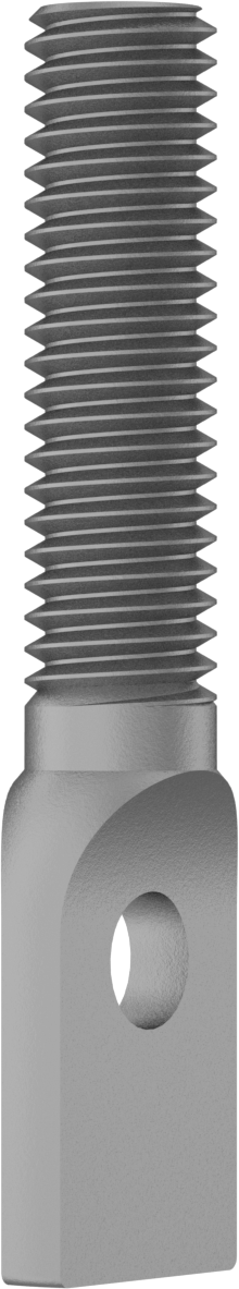 Makine Vida Tipi Askılar, 10-32 Diş Boyutu, 1-1/4" Uzunluk