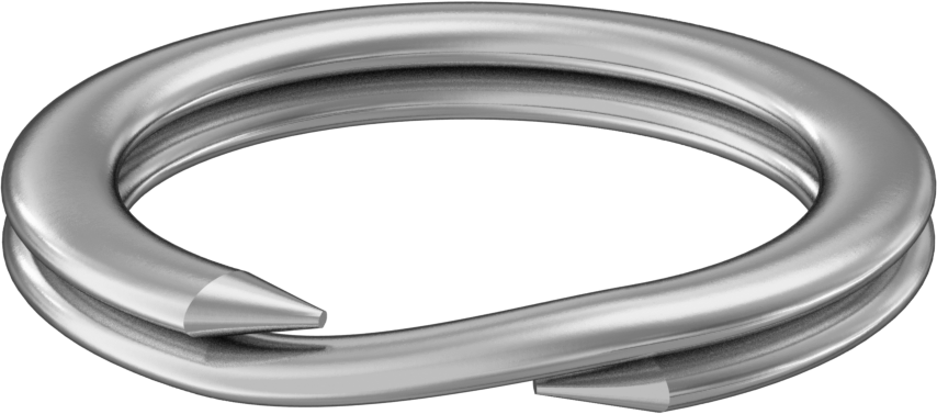 Çinko Kaplı Çelik Yarı Halka, 1/2" OD, 3/8" ID, 1/16" Kalınlık