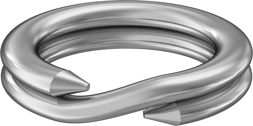 Çinko Kaplı Çelik Yarı Halka, 5/8" OD, 7/16" ID, 1/8" Kalınlık