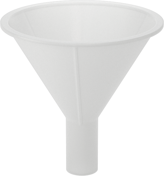 Plastik Huni, 1-1/2 FL oz. Kapasite