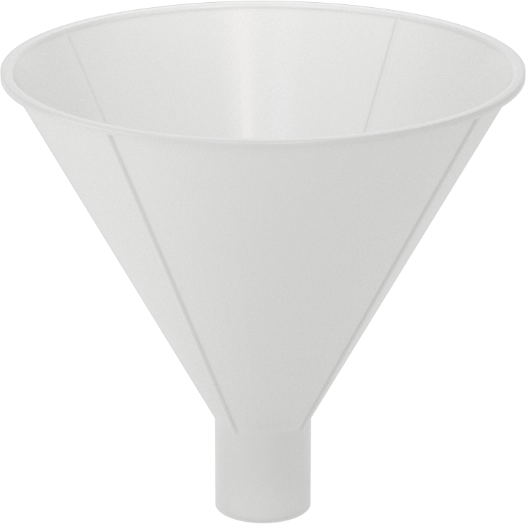 Plastik Huni, 26-1/2 FL oz Kapasite