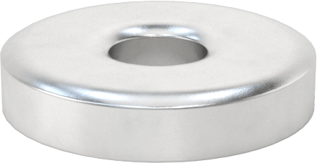Kör Perçinler için Pullar, Alüminyum, 3/32" Perçin Çapı için, 0.098" ID, 0.312" OD