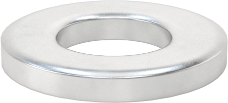 Kör Perçinler için Pullar, Alüminyum, 1/4" Perçin Çapı için, 0.256" ID, 0.500" OD