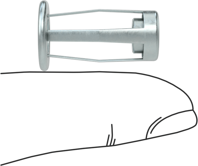 Vidalı Perçin Somunları, M5 x 0,8 mm Diş Boyutu, 5 mm - 10 mm Malzeme Kalınlığı için
