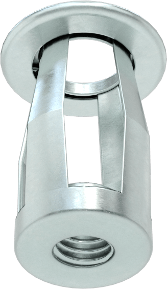 Vidalı Perçin Somunları, M6 x 1 mm Diş Boyutu, 5 mm ila 10 mm Malzeme Kalınlığı için