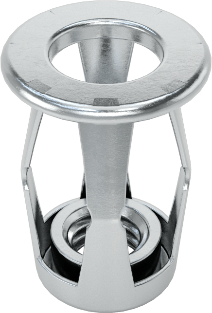 Vidalı Perçin Somunları, M8 x 1,25 mm Diş Boyutu, 5 mm - 8 mm Malzeme Kalınlığı için