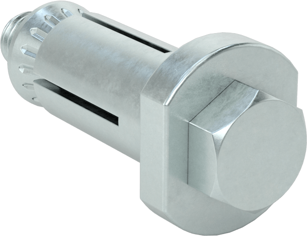Dar Alan Altıgen Başlı Vida, M10 x 1,50 mm Diş, 1/8“ ila 7/8” Malzeme Kalınlığı için