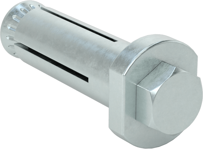 Dar Alan Altıgen Başlı Vida, M10 x 1,50 mm Diş, 7/8“ ila 1-5/8” malzeme kalınlığı için