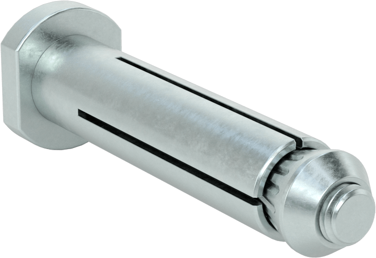 Dar Alan Altıgen Başlı Vida, M10 x 1,50 mm Diş, 1-5/8“ ila 2-3/8” Malzeme Kalınlığı için