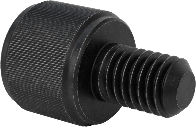 Çelik Tırtıllı Başlı Parmak Vidası, Yüksek Profil, 1/2"-13 Diş Boyutu, 3/4" Uzunluk