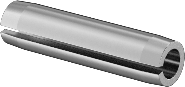 316 Paslanmaz Çelik Oluklu Yaylı Pim, 1/16" Çap, 1/4" Uzunluk