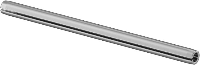 316 Paslanmaz Çelik Oluklu Yaylı Pim, 1/16" Çap, 1" Uzunluk