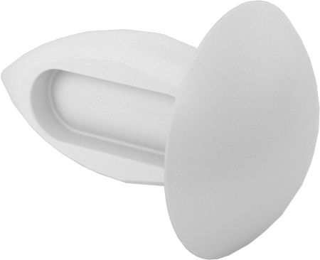 Ok Şaftlı Yeniden Kullanılabilir Push-In Perçinler, 0,125“-0,14” malzeme kalınlığı için, 0,31" Uzunluk