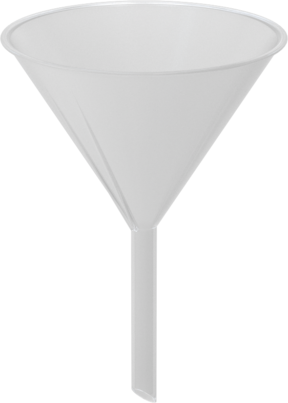 12 FL oz Kapasiteli Plastik Huni