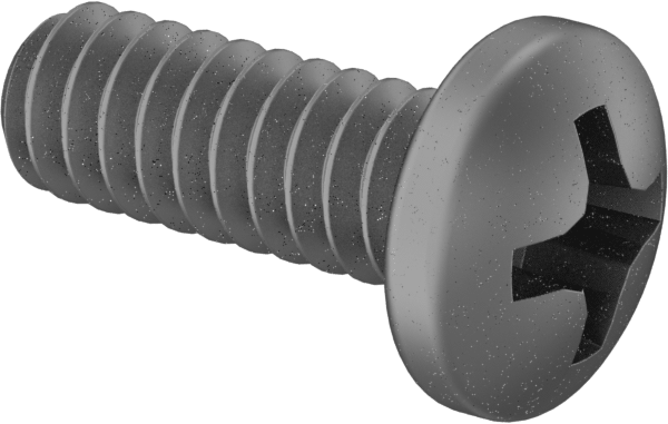 Titanyum Silindir Başlı Phillips Vida, 6-32 Diş, 3/8" Uzunluk