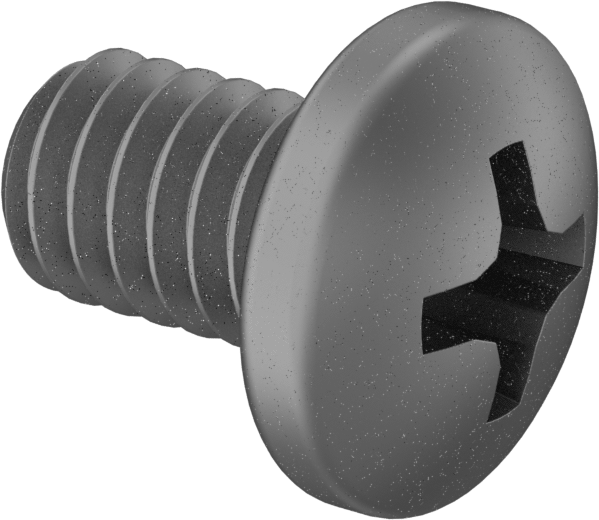 Titanyum Silindir Başlı Phillips Vida, 8-32 Diş, 1/4" Uzunluk