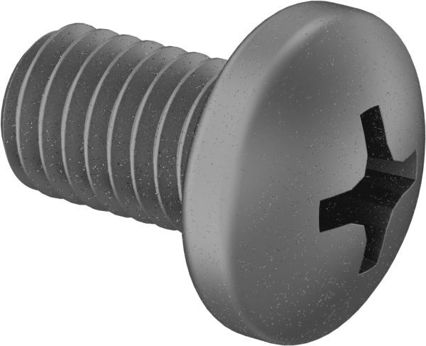 Titanyum Silindir Başlı Phillips Vida, M5 x 0,80 mm Diş, 8 mm Uzunluk