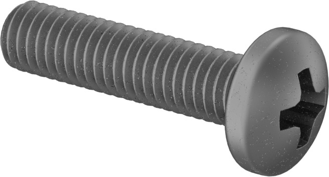 Titanyum Silindir Başlı Phillips Vida, M6 x 1,00 mm Diş, 25 mm Uzunluk
