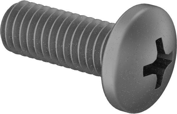 Titanyum Silindir Başlı Phillips Vida, 10-32 Diş, 1/2" Uzunluk