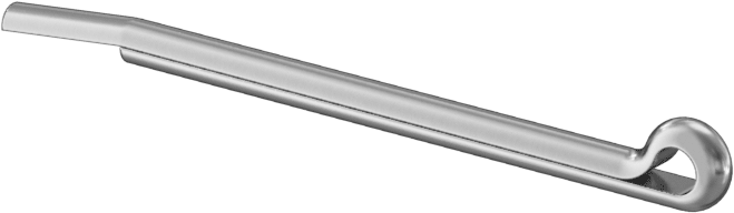 Çekiçle Takılan Çatal Pimler, 1/16" Çap, 1" Uzunluk